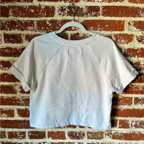 Calvin Klein Jeans Short Sleeve Cropped Sweatshirt - Picture 8 of 8